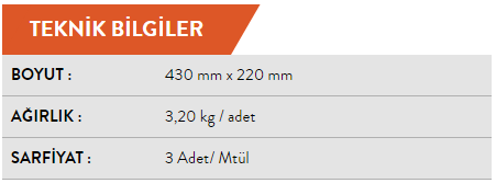 Marsilya Mahya Teknik Özellik